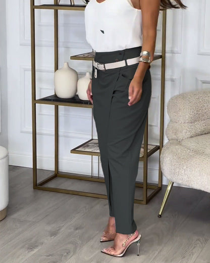 Amira | Elegant Trousers with Belt