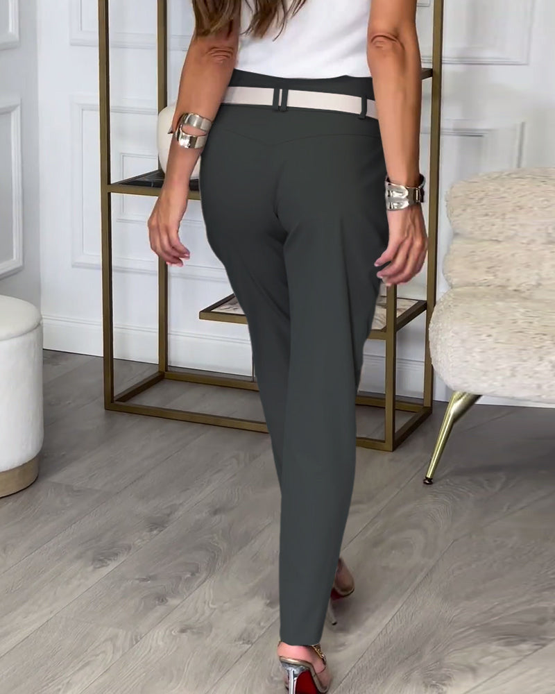 Amira | Elegant Trousers with Belt