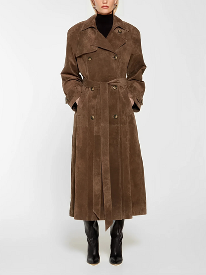 Harlow | Luxe Suede Trench