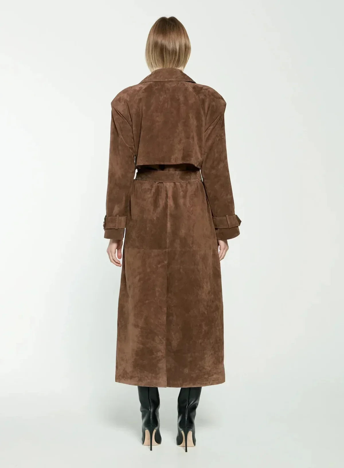 Harlow | Luxe Suede Trench